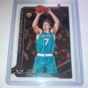 2025 Topps Kon Knueppel Charlotte Hornets Basketball Rookie Card NEW